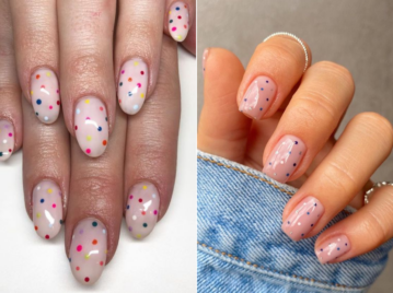 Las dot nails son la tendencia de nail art más trendy de esta temporada