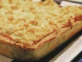Tarta de zapallitos con crumble de queso. Foto IG