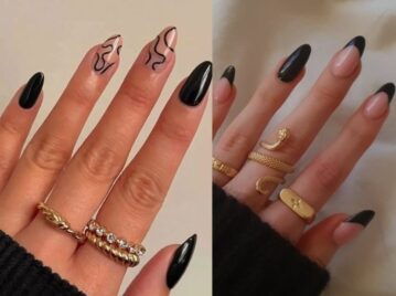 Las black nails regresaron a la moda y marcan tendencia en el street style