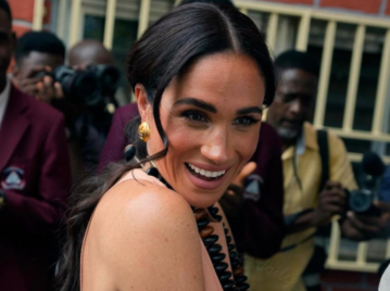 Meghan Markle eligió un look especial para recibir a Harry