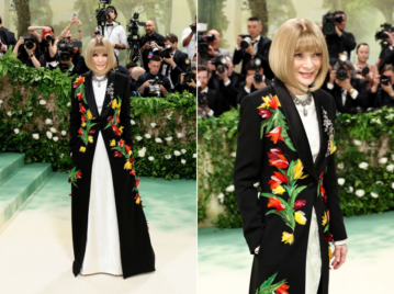 Así es el look de Anna Wintour, directora de Vogue, para la Met Gala