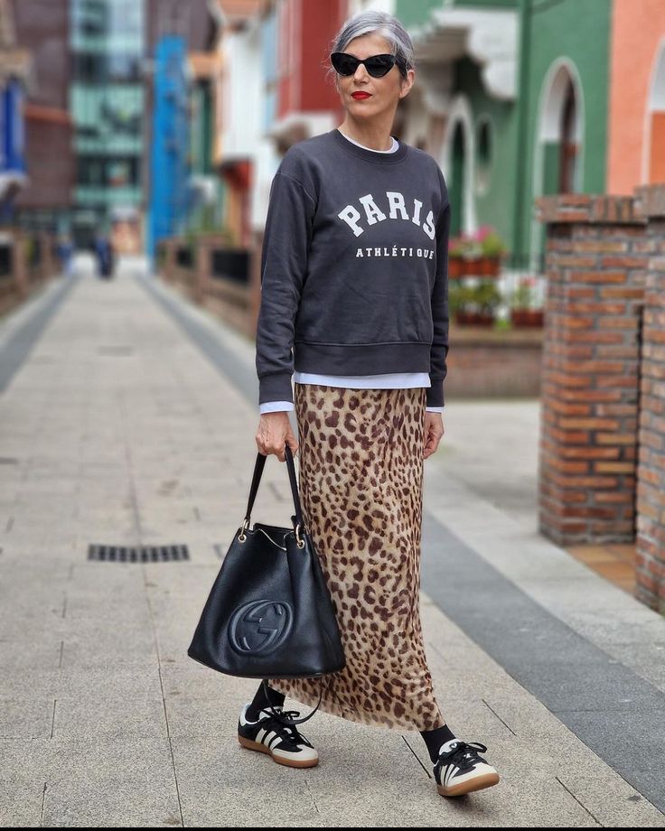 Faldas animal print: así se usa la prenda más trendy durante el invierno