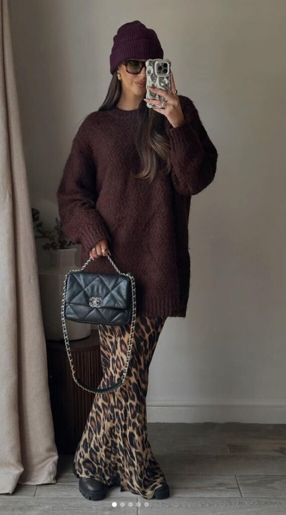 Faldas animal print: así se usa la prenda más trendy durante el invierno