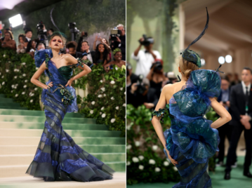 Zendaya llegó como una de las mejores vestidas a la red carpet de la Met Gala