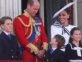 Los príncipes de Gales con sus hijos en el desfile Trooping The Colour. Foto IG.