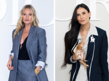 Vidriera: de Kate Moss a Demi Moore, los looks de los invitados a la front row de Dior