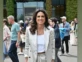 El look de Gaby Sabatini en Wimbledon, donde fue a ver la final.