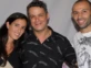 Mascherano y Fernanda con Alejandro Sanz