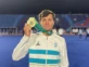 Nico Keenan con la medalla dorada de los Panamericanos 2023.