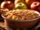 Crumble de manzanas y peras la receta con masa de coco más tentadora