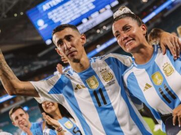 La emoción de Jorgelina, la mujer de Ángel Di María, tras la consagración de la Argentina como bicampeón