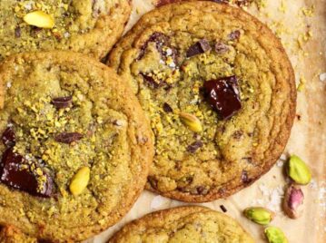 La receta de galletitas de chocolate y pistacho ideales para la merienda