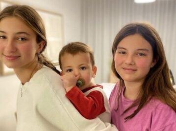 Indiana Cubero y su saludo a Sienna, su hermana, por su cumpleaños