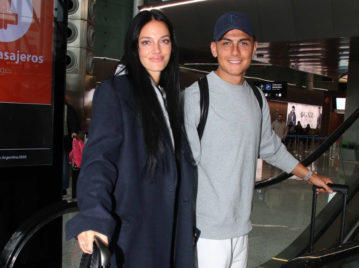 Las fotos de Oriana Sabatini y Paulo Dybala rumbo a Roma