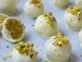 La receta de trufas de pistacho y chocolate blanco