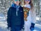 Isabella y Paul Goycochea, los hijos de Flor de la V practicaron ski en Chapelco