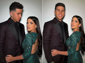 Boda de Oriana y Dybala: así fueron los looks de Enzo Fernández y Valentina Cervantes