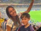 Así vivó Pampita la final de la Copa América junto a su hijo Beltrán