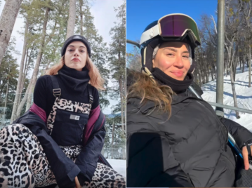 ⁠Las fotos de las vacaciones de ski de Jimena Barón y Emilia Attias