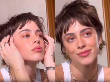 Tini Stoessel sorprendió al apostar por el corte shaggy