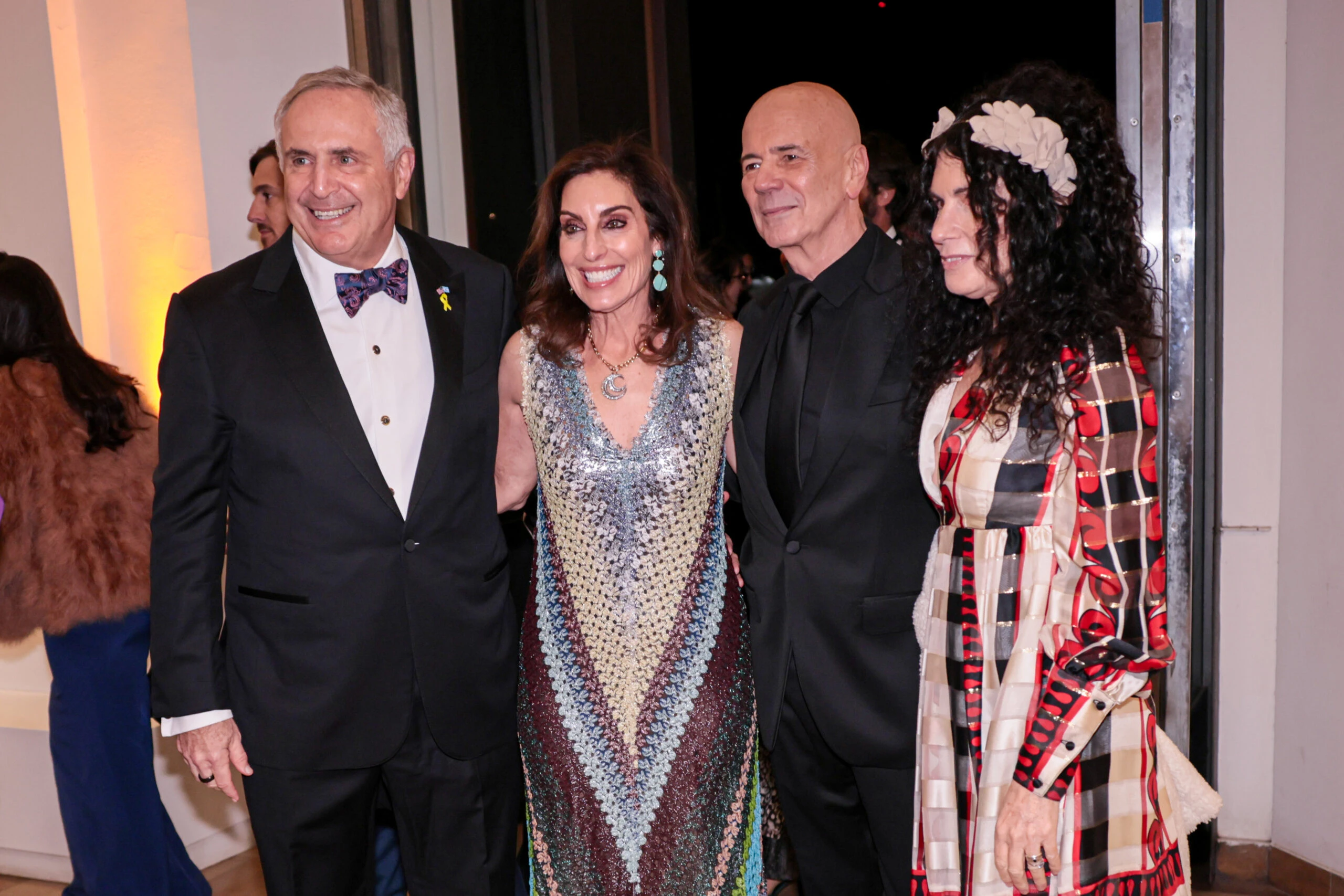 El embajador de los Estados Unidos, Marc Stanley, y su mujer Wendy Hillebrand junto a Jorge Telerman y Cynthia Cohen