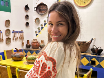 Pampita apostó por un look boho y acertó con un lookazo de primavera