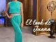 El look verde total de Juana Viale