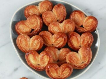 Cómo hacer palmiers: la receta de las palmeritas francesas