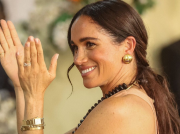 Meghan Markle lució la versión más chic del pantalón wide leg