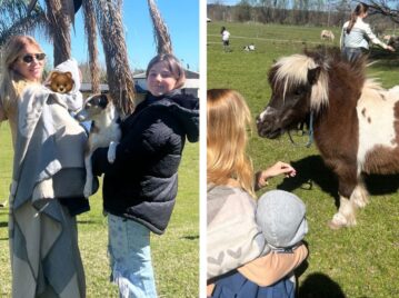 Las fotos de Nicole Neumann en su casa de campo