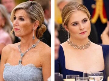 Los looks de gala de Máxima Zorreguieta y Amalia