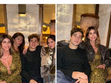 Las fotos de Franco Colapinto junto a Cande Tinelli y Majo Martino en Madrid