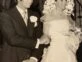 Ignacio Viale y Marcela Tinayre en su casamiento, en 1973