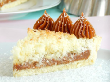 Torta de coco y dulce de leche: la versión saludable para la hora del té