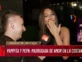 Pampita en la puerta de Tequila, donde fue con Martín Pepa