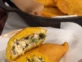 Empanadas de pollo con masa de papa 