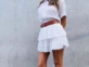 El look total white de Pampita