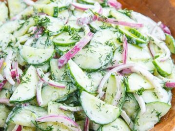 La receta de la ensalada de pepino viral de TikTok