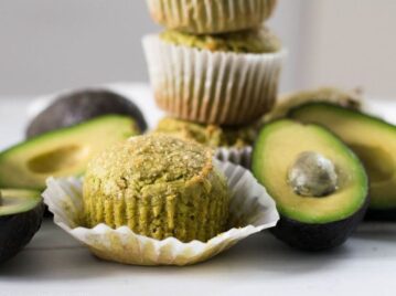 La receta de los muffins de palta y banana