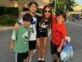 Antonela Roccuzzo e hijos en Disney