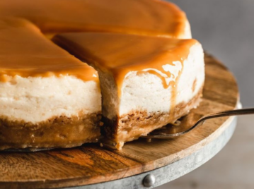 cheesecake de dulce de leche