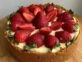 tarta de frutillas con crema pastelera