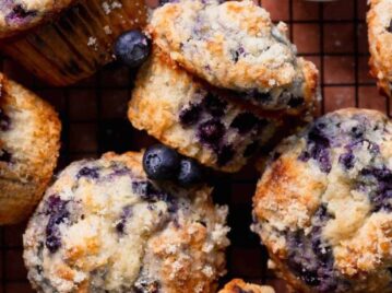 Muffins blueberry: la receta perfecta para compartir entre amigos