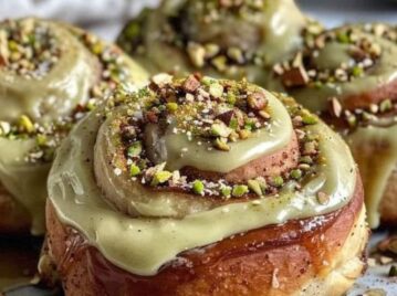 Cinnamon rolls de pistacho: una receta ideal para comenzar tus mañanas