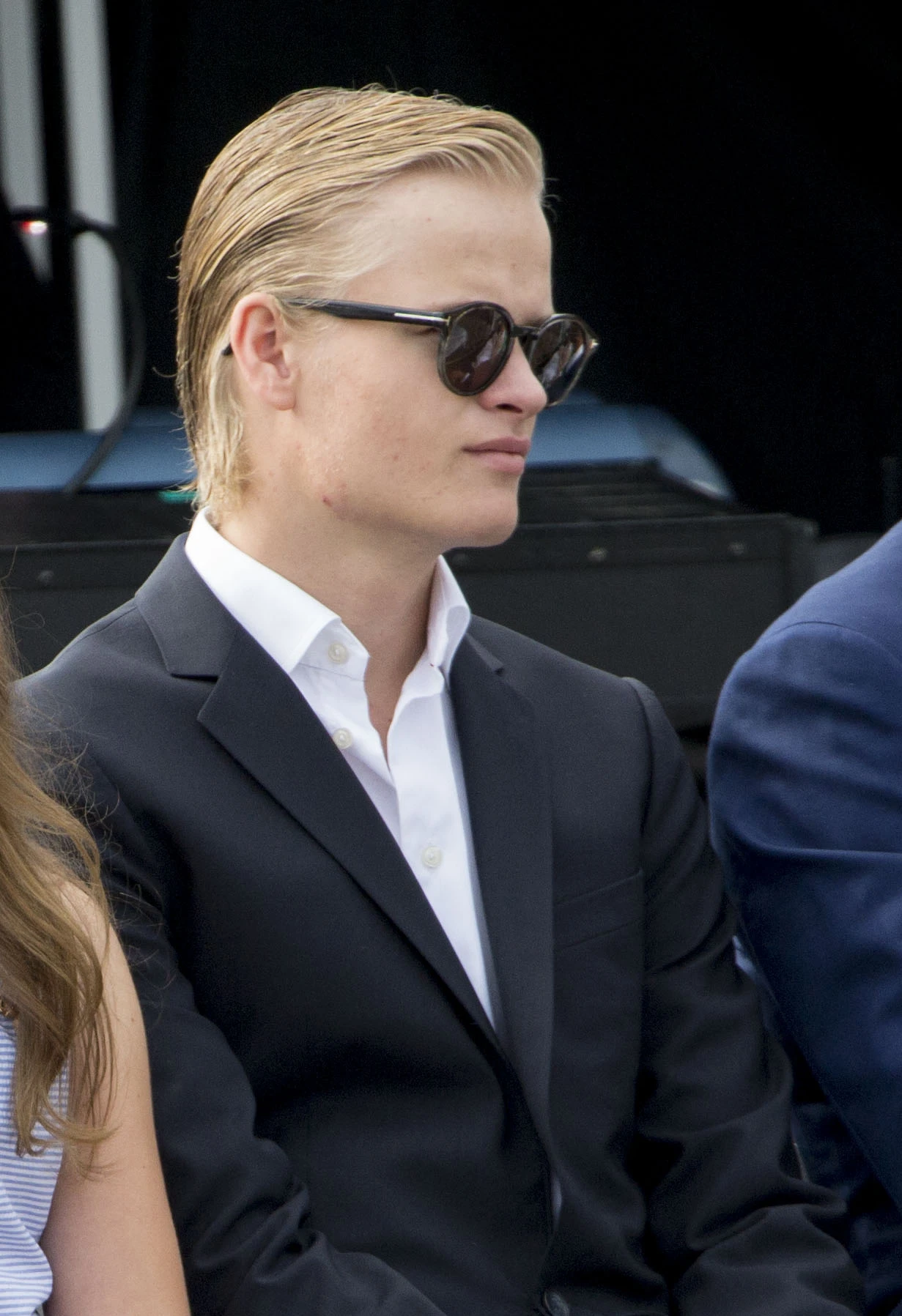 Mette Marit con su hijo Marius