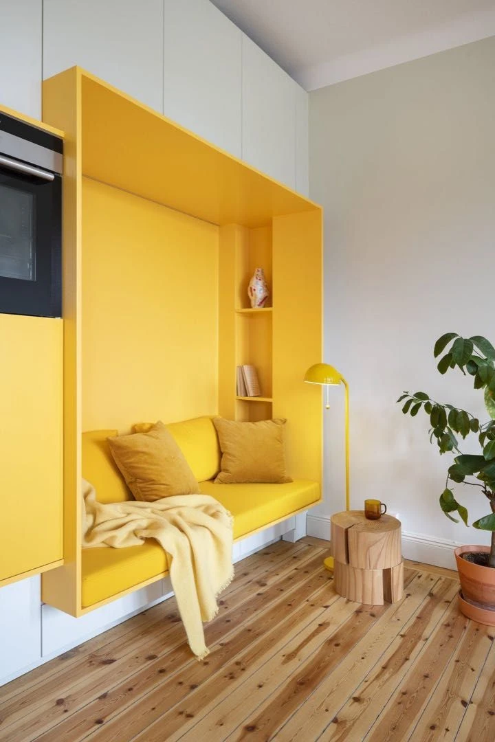 Amarillo color tendencia deco