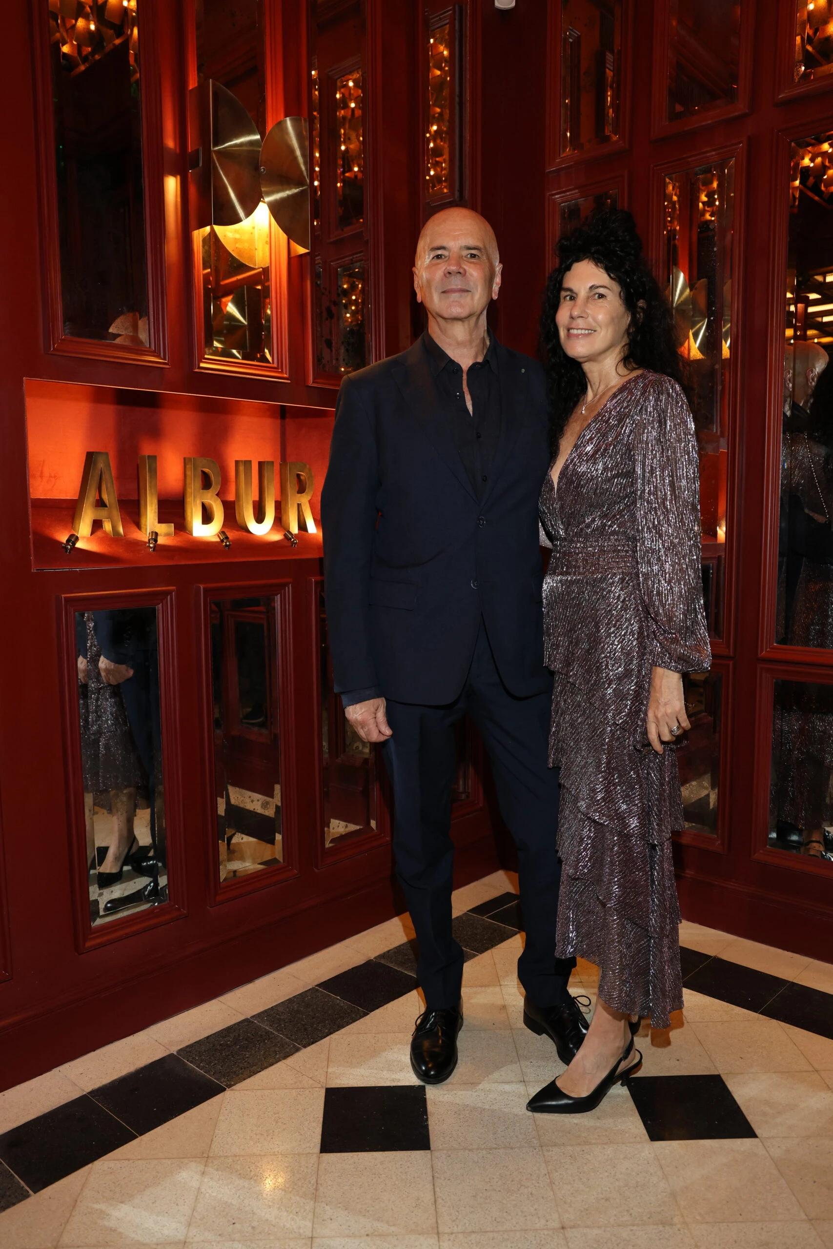 Jorge Telerman y Cynthia Cohen en la apertura de Albur Restaurant Concert