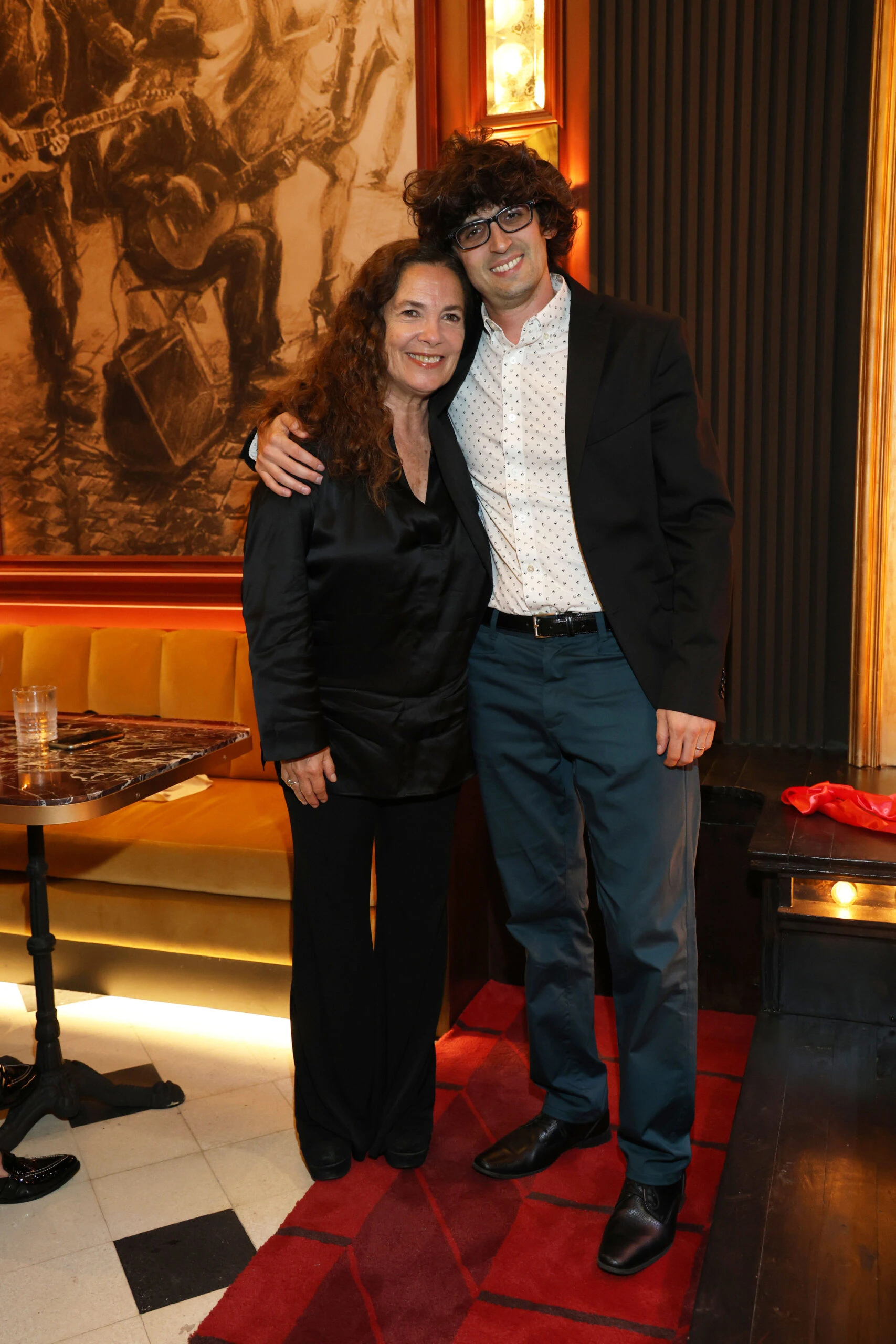 Sandra Mihanovich y Damián Mahler en la apertura de Albur Restaurant Concert