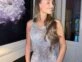 El look color plata de Pampita en una gala