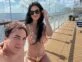 cristian castro y su novia valeria sanchez en el caribe